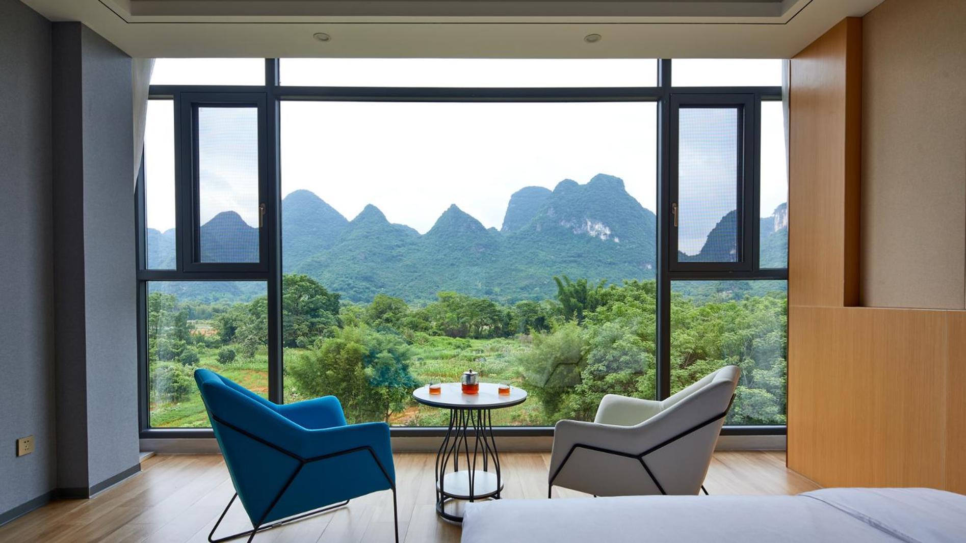 Yangshuo Fortune Lake Inn- One Way Free Pick Up From Airport Or Ts Over 3 Nights Exterior photo